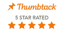 5 Star rating from Thumbtack for Electrical Services in Greeley Colorado.